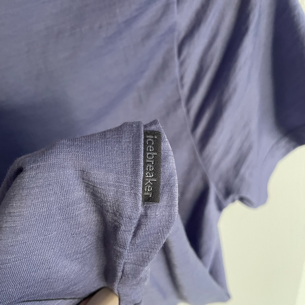 Icebreaker Lavender Geometric Tee - Picture 3 of 6